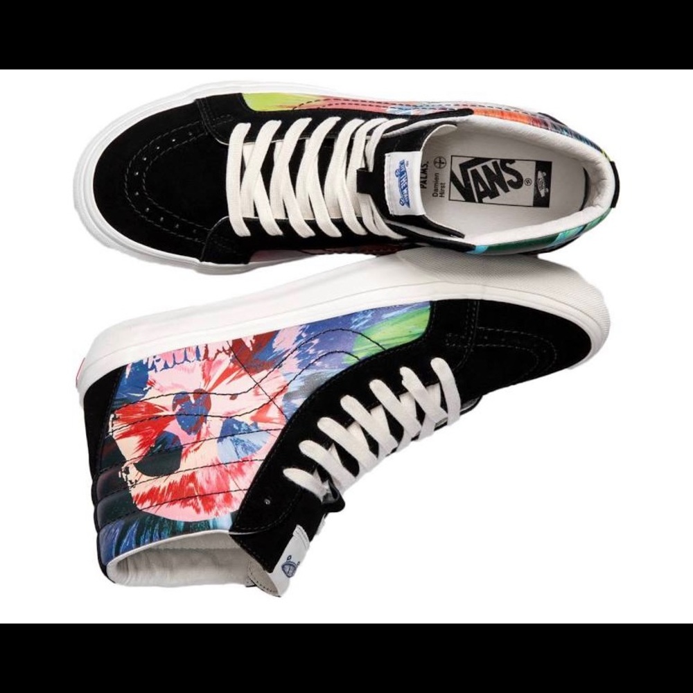 Vans Sk8-Hi VLT LX Damien Hirst Splatter Skull
